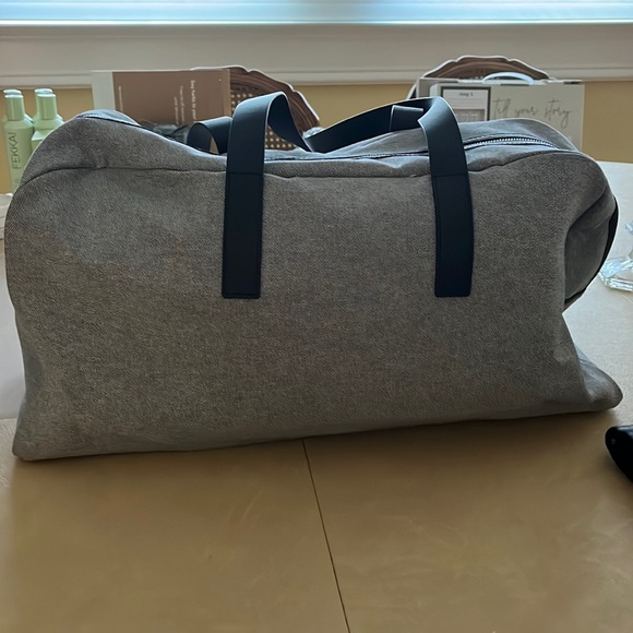 Everlane Bags An Everlane Travel Bag Gray With Leather Trim Only